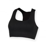 Seamless crop sports bra